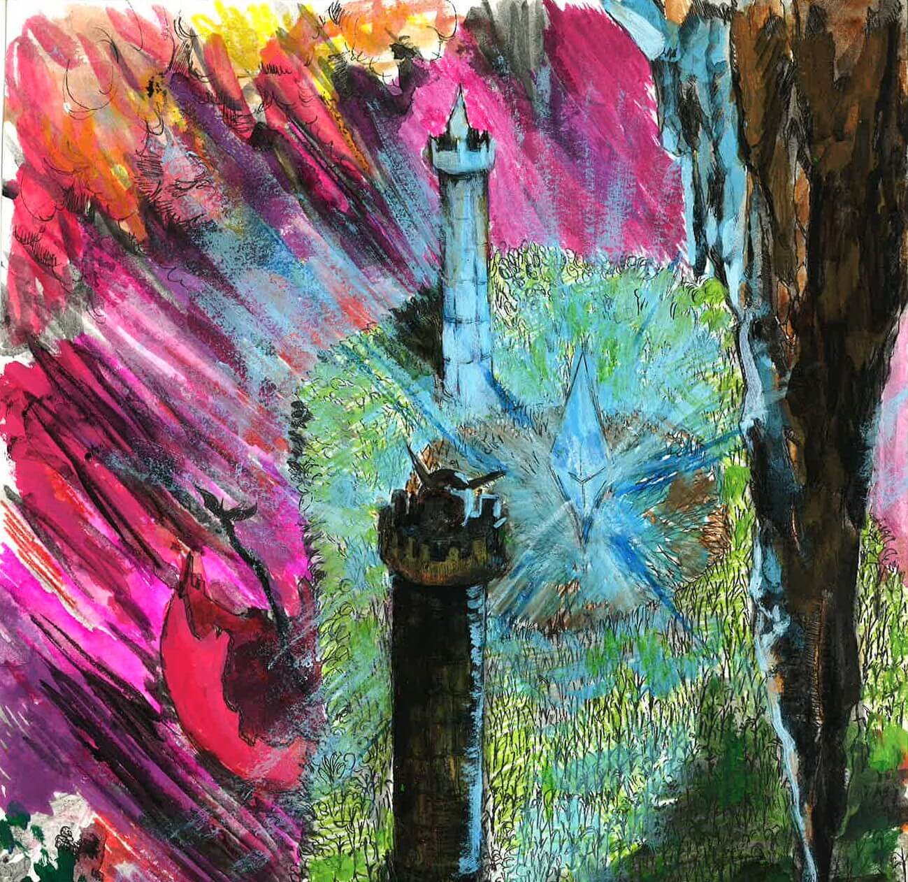 Aireal Island, drawing