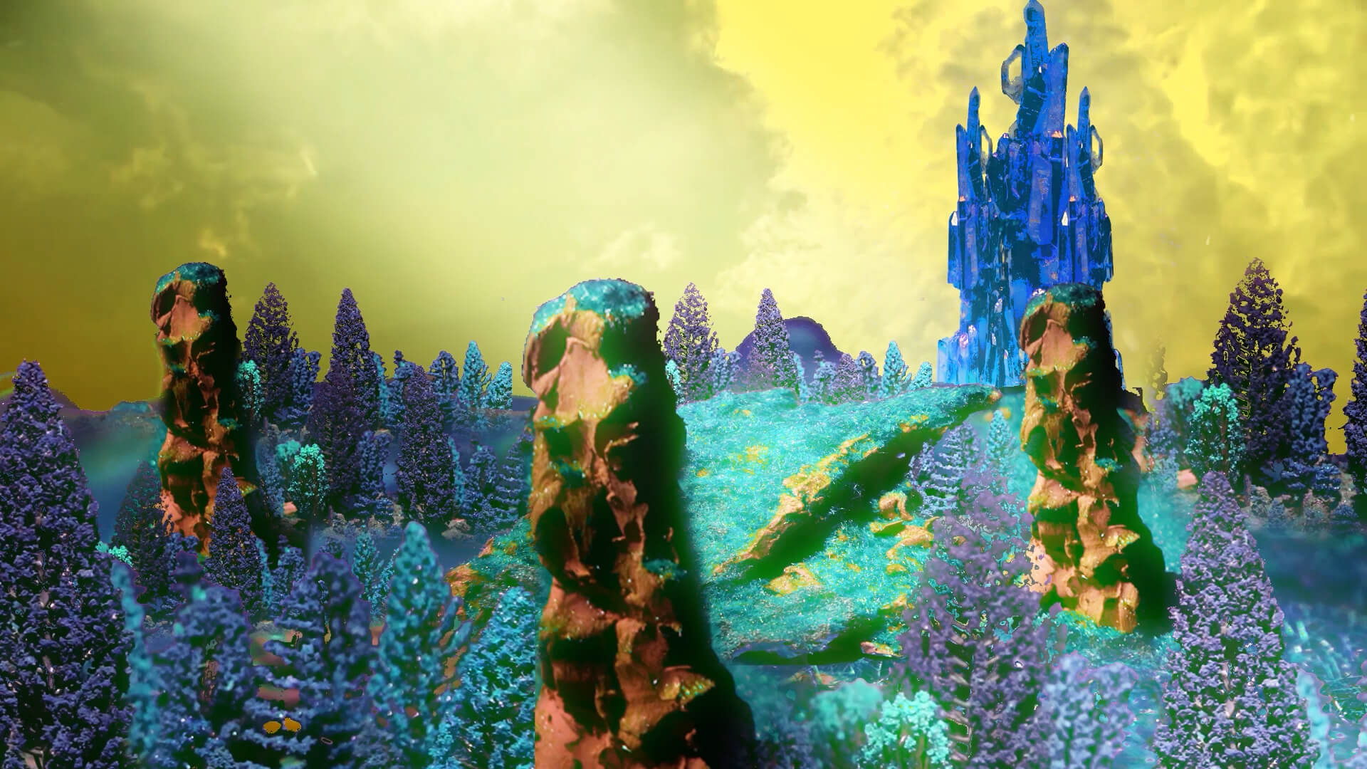 Crystal tower animation still