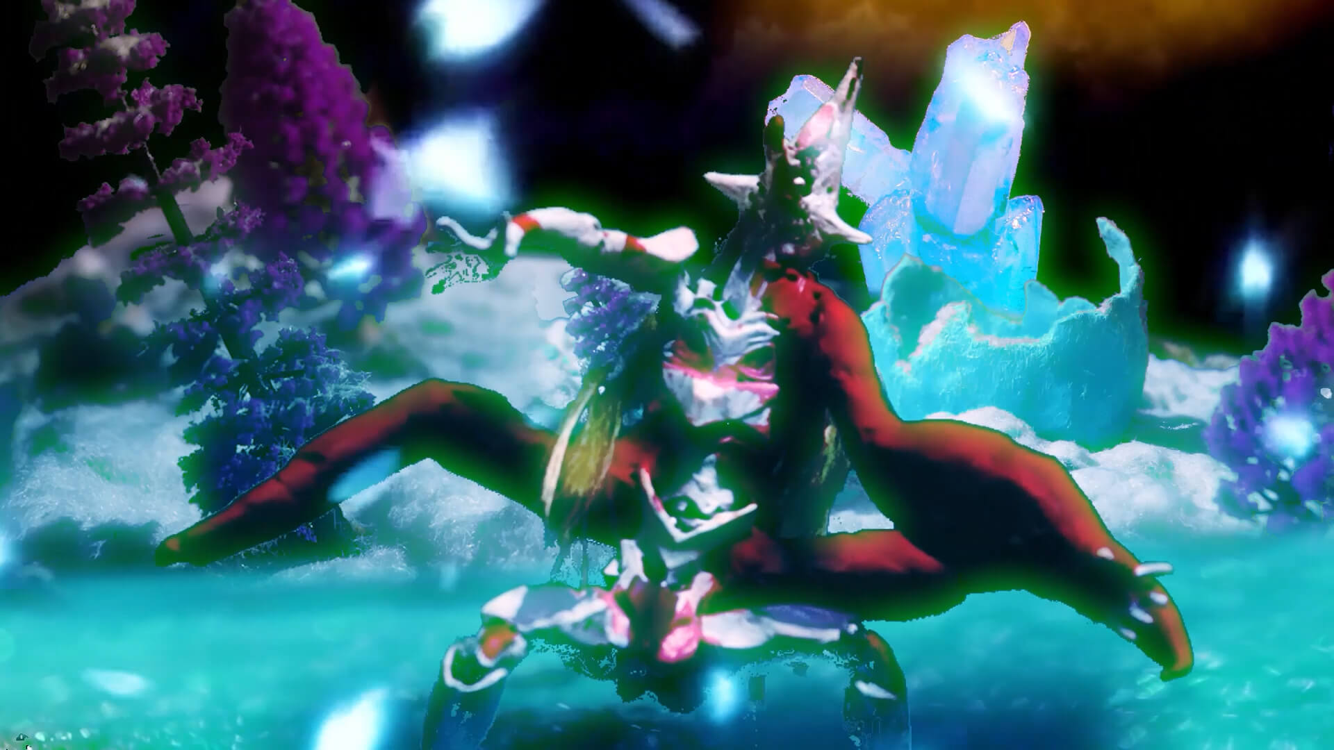 Solabot changing form animation still